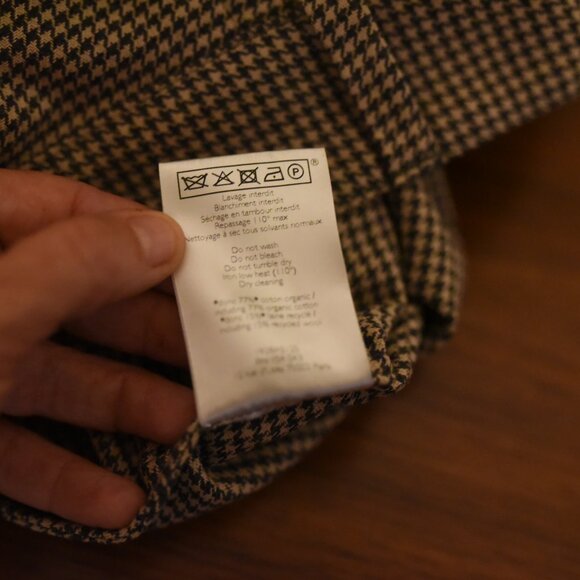 Sezane Brown Checkered Skirt - Picture 8 of 9